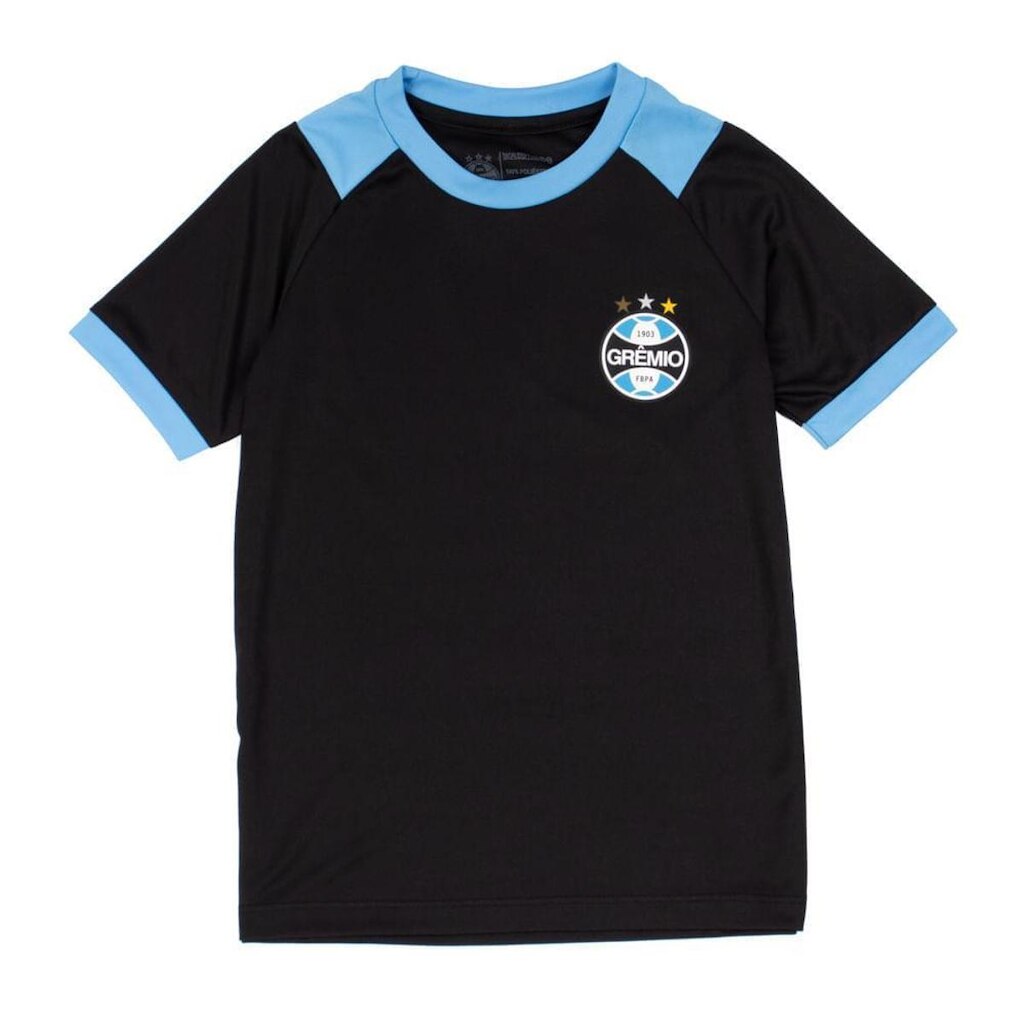 Camiseta Infantil Betel Grêmio Geral Preto