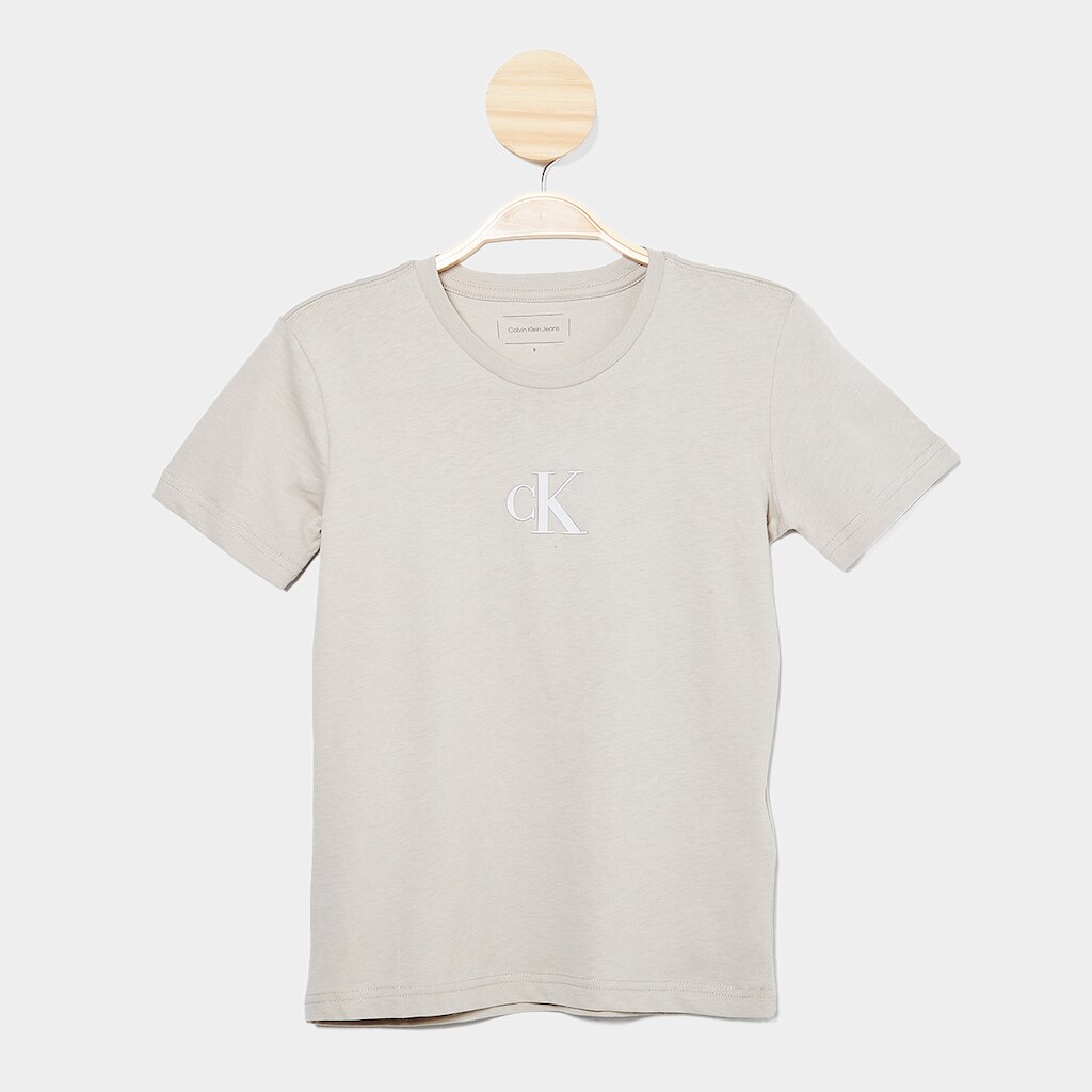 Camiseta Infantil Calvin Klein Rubber Patch I