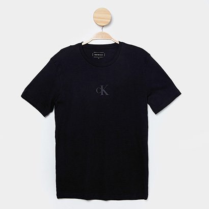 Camiseta Infantil Calvin Klein Rubber Patch - Unissex