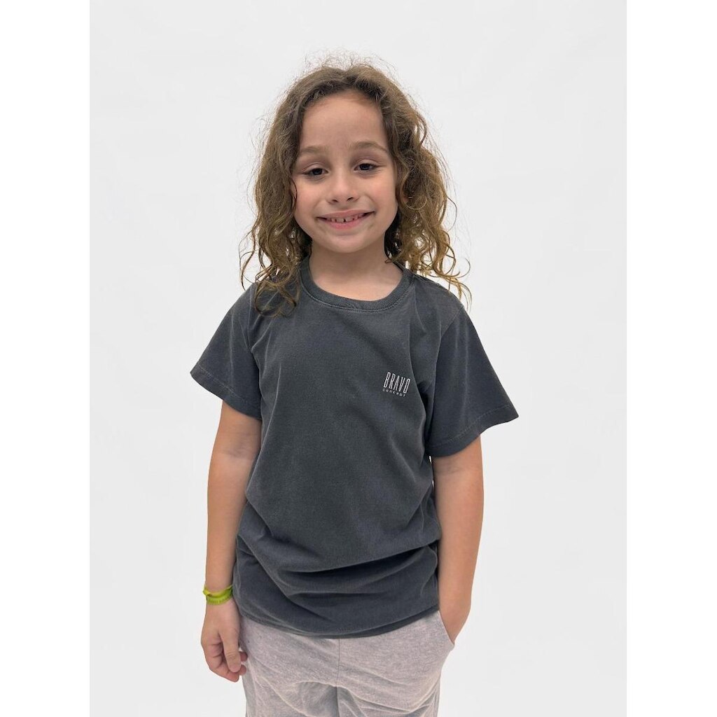 Camiseta Infantil Concept Manly Chumbo