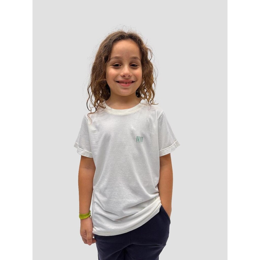 Camiseta Infantil Concept Manly Off White