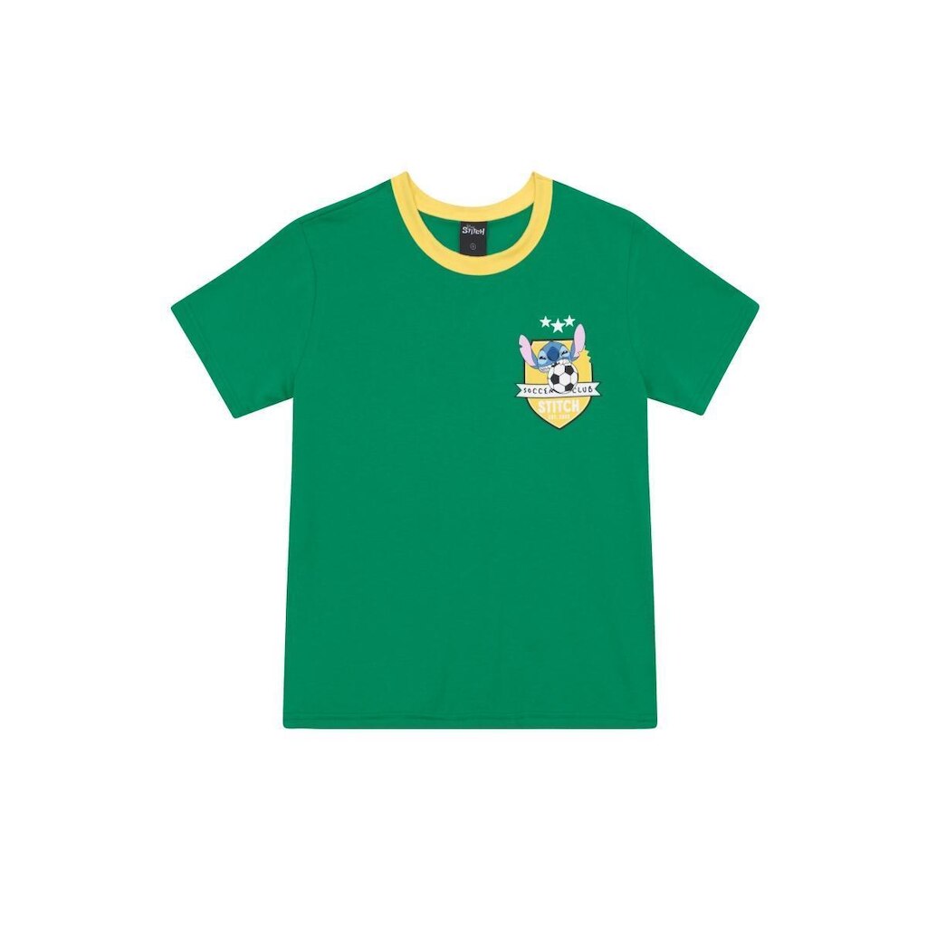 Camiseta infantil copa com Stitch Brandili