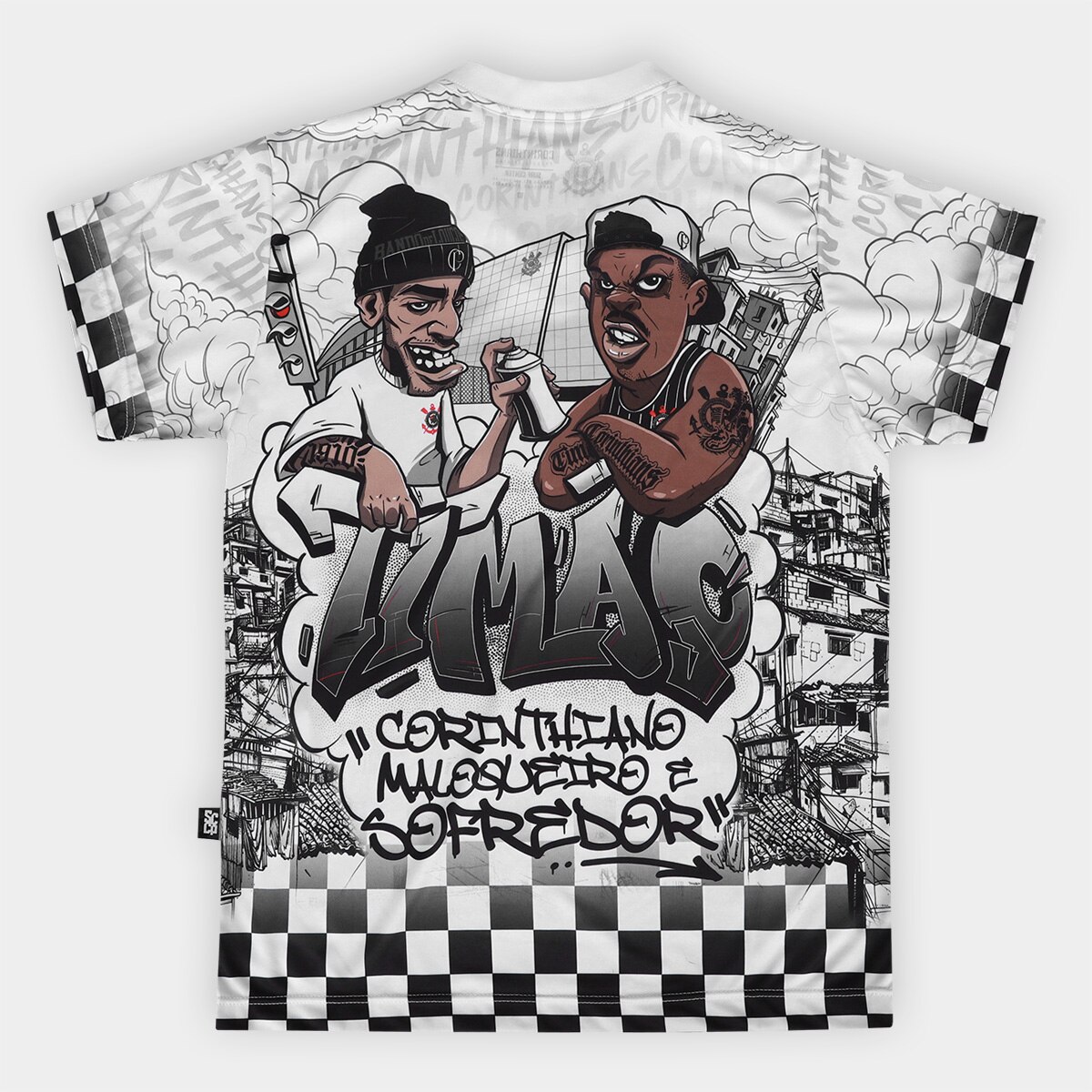 Camiseta Infantil Corinthians Esportiva Quebrada - 1