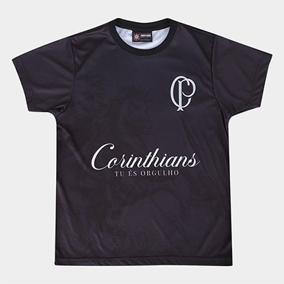 Camiseta Infantil Corinthians Esportiva - Unissex
