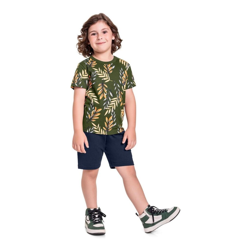 Camiseta Infantil Estampada para Menino Bee Loop