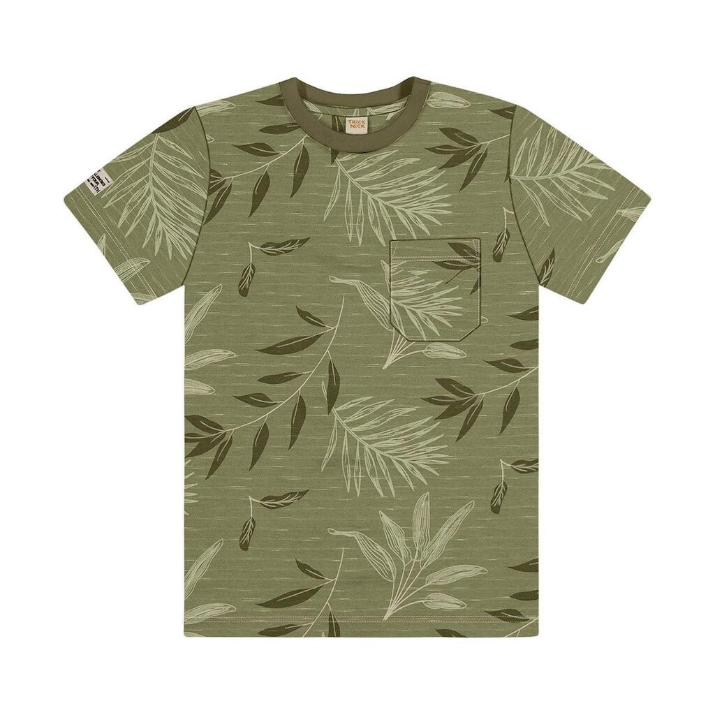 Camiseta Infantil Estampada Trick Nick Verde