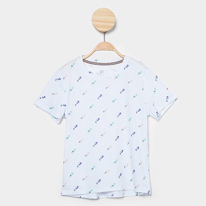 Camiseta Infantil Fila Full Menina - Feminino