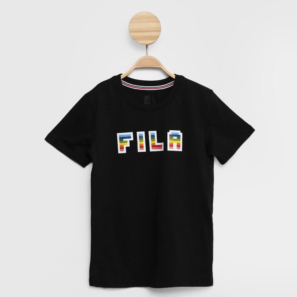 Camiseta Infantil Fila Letter Run