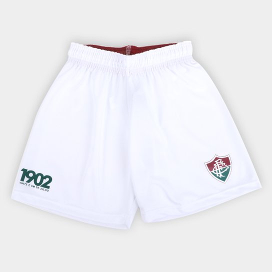 Camiseta Infantil Fluminense Flash - Branco Menor preço em Camiseta Infantil Fluminense Flash - Branco