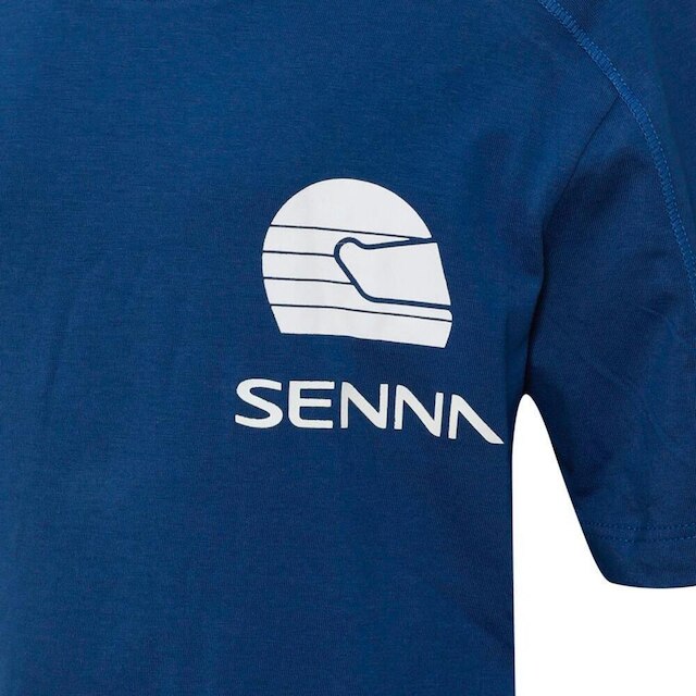 Camiseta Infantil Helmet Ayrton Senna