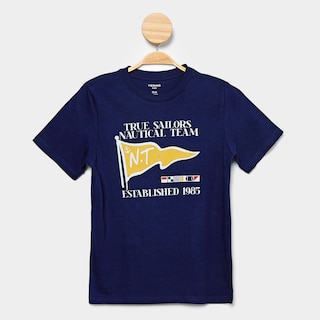 Camiseta Infantil Hering  Estampada Menino - Azul Royal