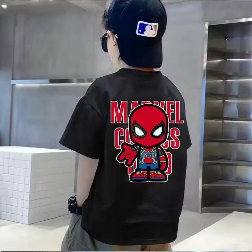 Camiseta Infantil Homem Aranha Filme Marvel Comics