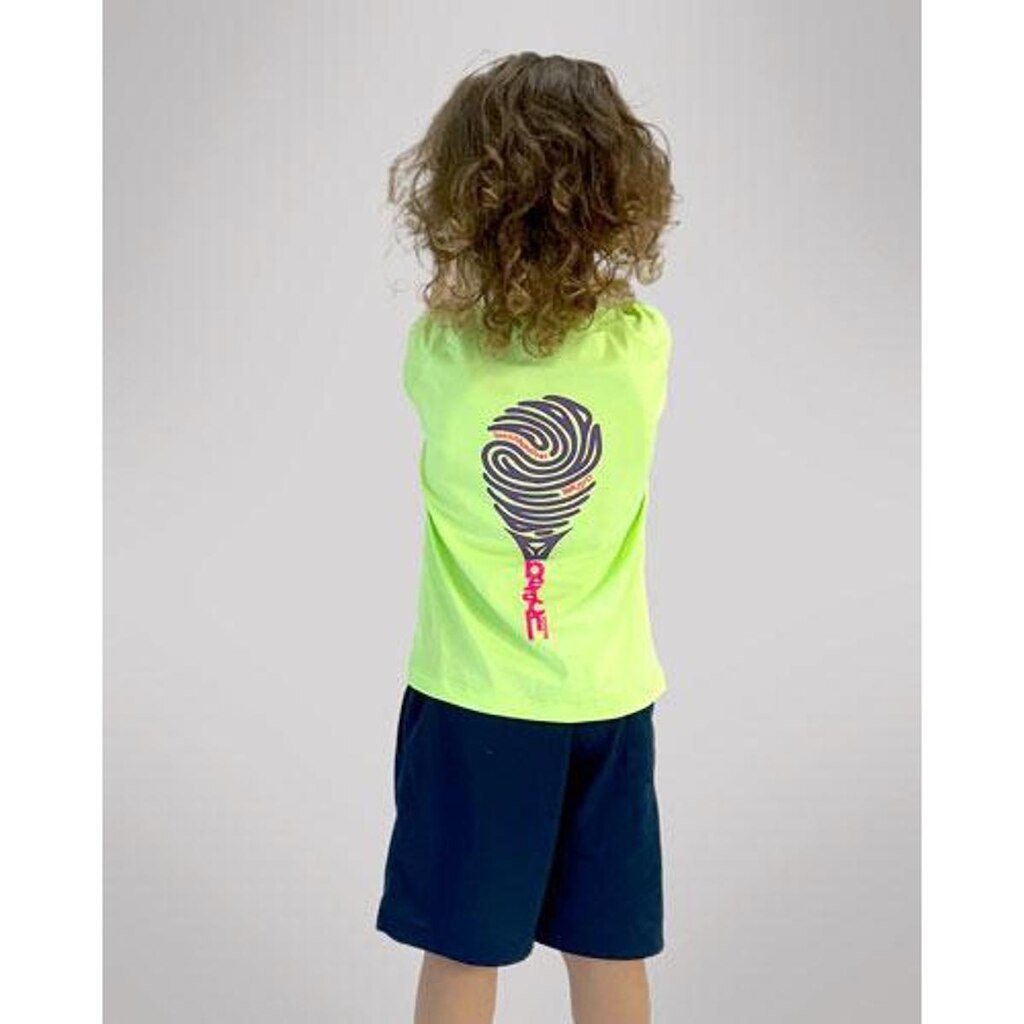 Camiseta Infantil Inconfundível Manga Curta Verde Neon