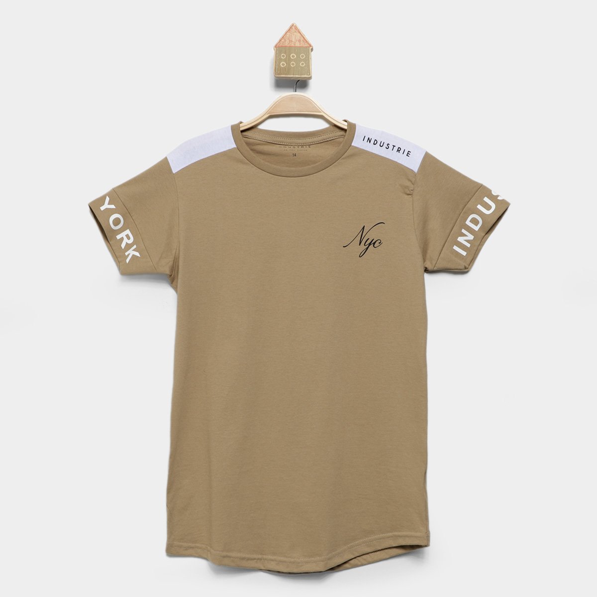 Camiseta Infantil Industrie NYC Menino Menor preço em Camiseta Infantil Industrie NYC Menino