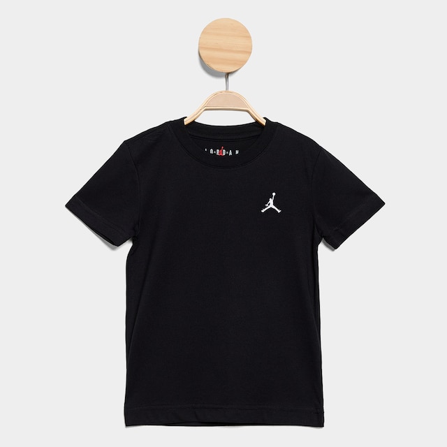 Camiseta Infantil Jordan Jump Air Bordado Menino - Preto