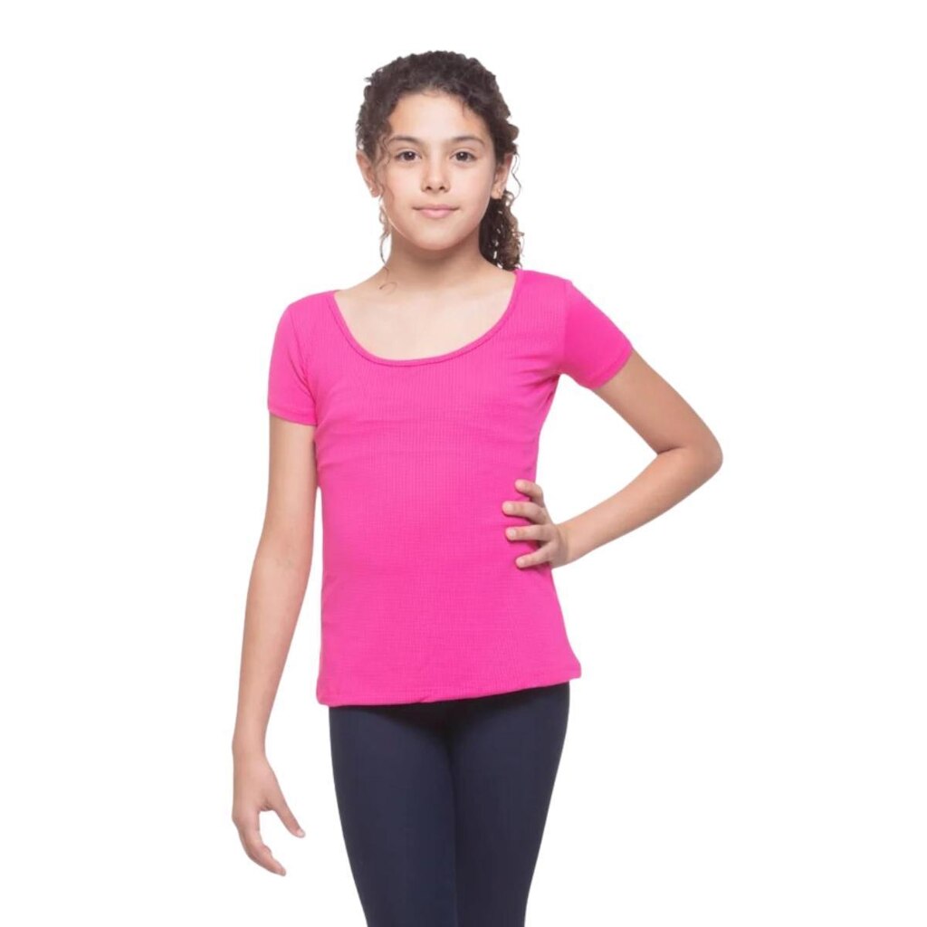 Camiseta Infantil Juvenil Menina Básica Best Fit