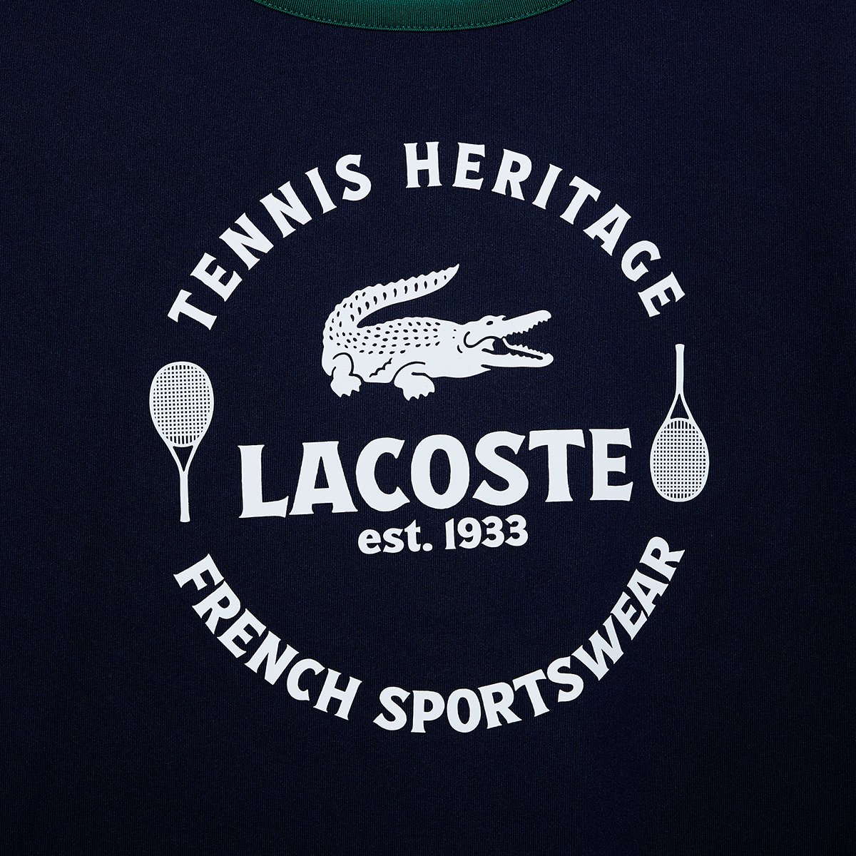 Camiseta Infantil Lacoste Sport Jersey Ringer Menina - 1