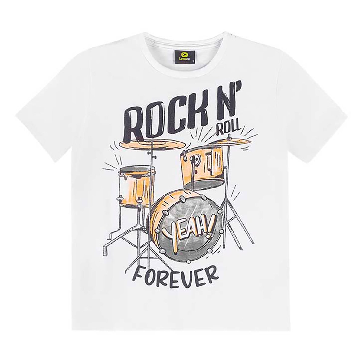 camiseta rock infantil