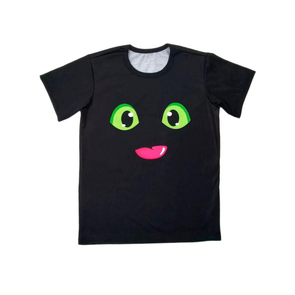 Camiseta Infantil Manga Curta Dragão