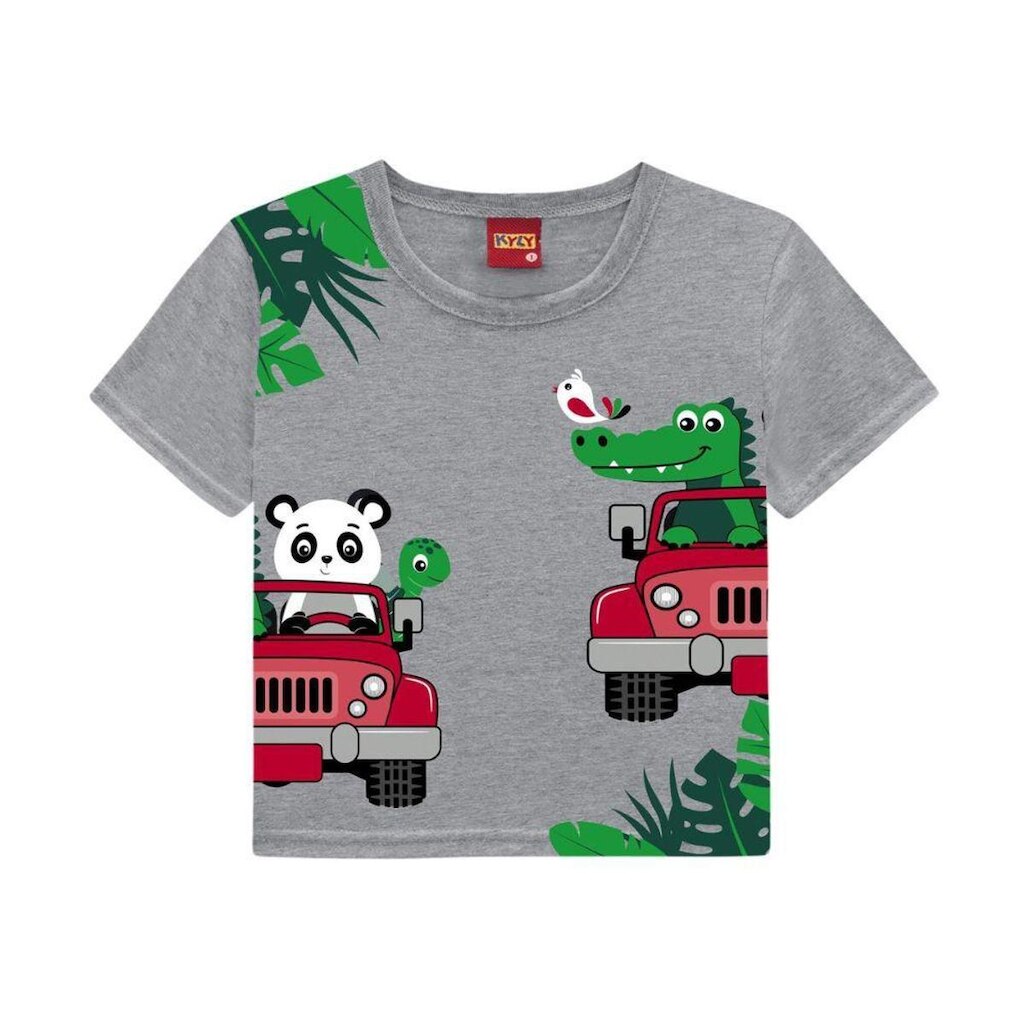 Camiseta Infantil Manga Curta Ref 112636