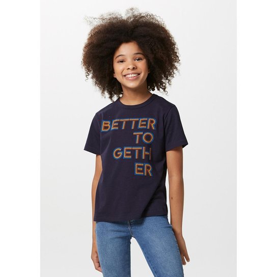 Camiseta Infantil Manga Curta Tal Pai Tal Filho Masculino - Azul Menor preço em Camiseta Infantil Manga Curta Tal Pai Tal Filho Masculino - Azul