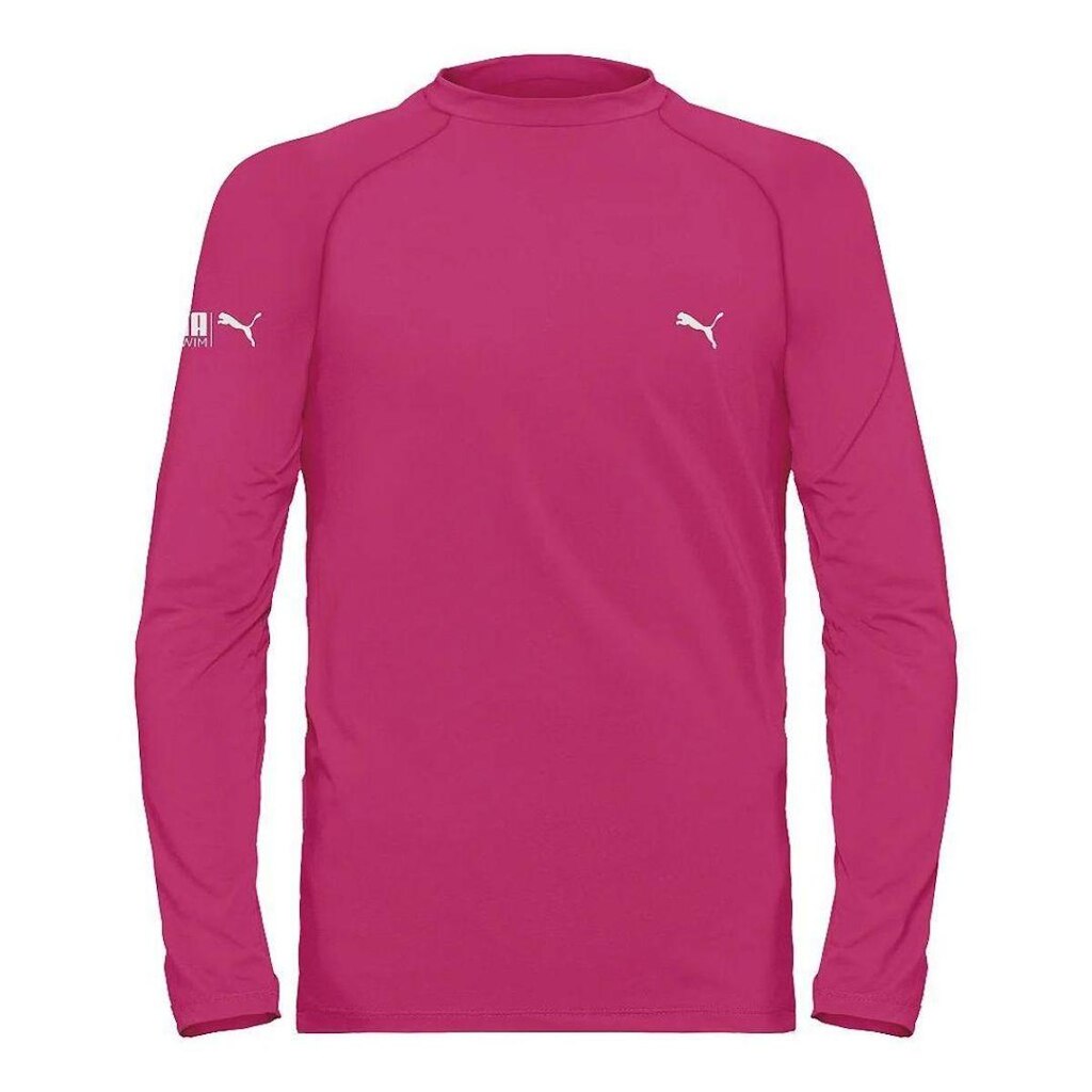 Camiseta Infantil Manga Longa Proteção Uv50+ Puma