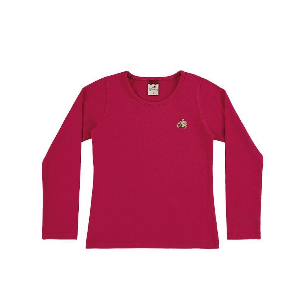 Camiseta infantil menina manga longa ref 22323