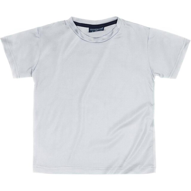 Camiseta Infantil Menino Com Proteção Uv Branca