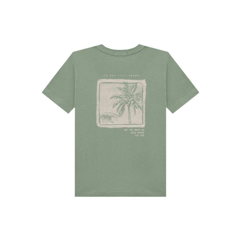 Camiseta Infantil Menino em Malha Luc.boo Verde