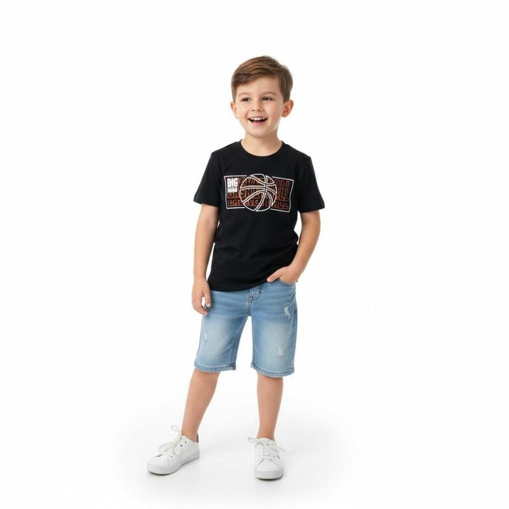 Camiseta Infantil Menino Estampada Arrumadinhos