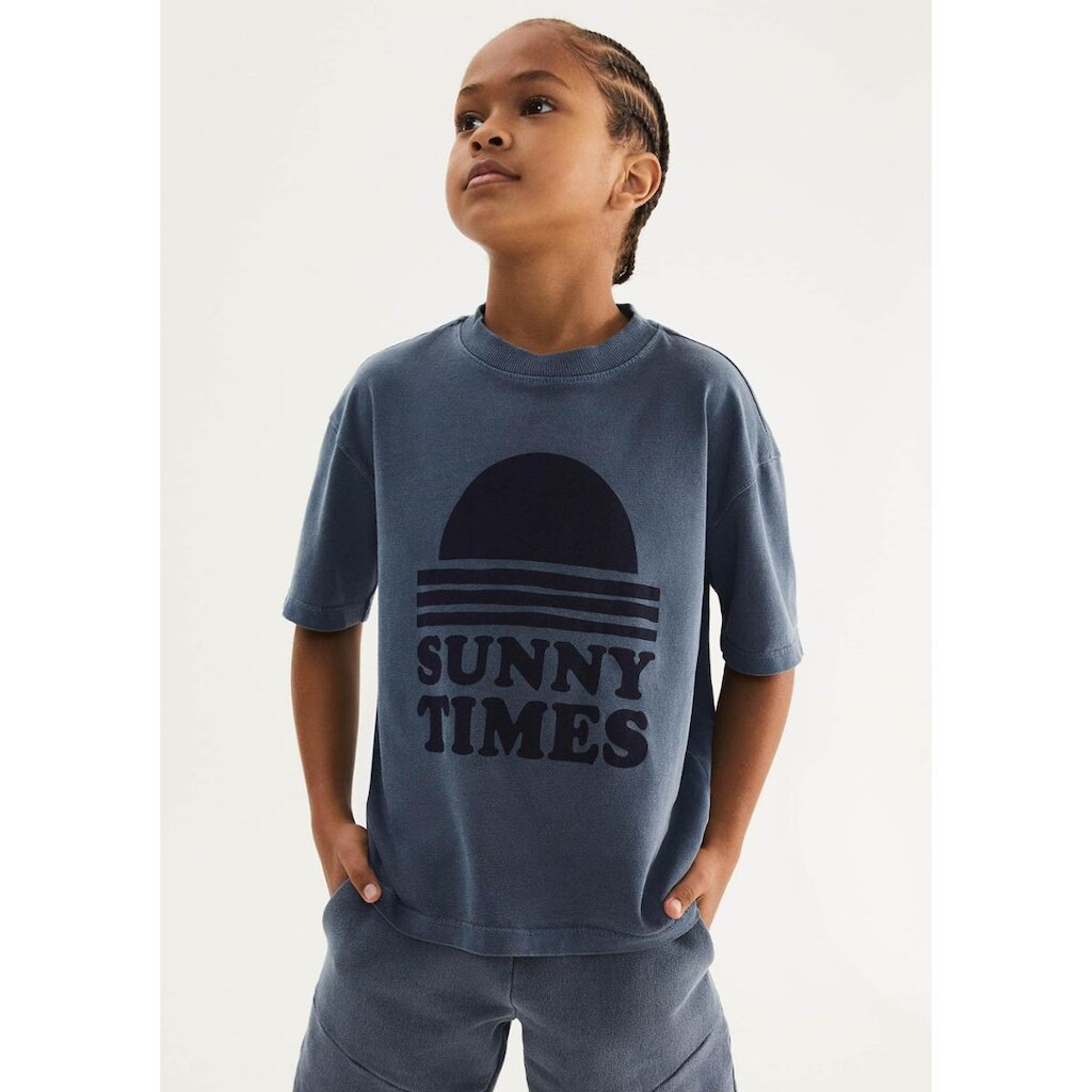 Camiseta Infantil Menino Estampada Em Algodão