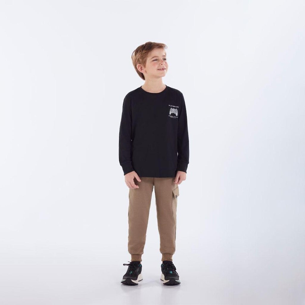 Camiseta Infantil Menino - Preto - 52858-51