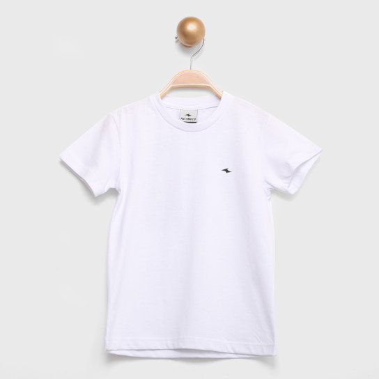 Camiseta Infantil Nicoboco Bisho Masculina - Branco Menor preço em Camiseta Infantil Nicoboco Bisho Masculina - Branco