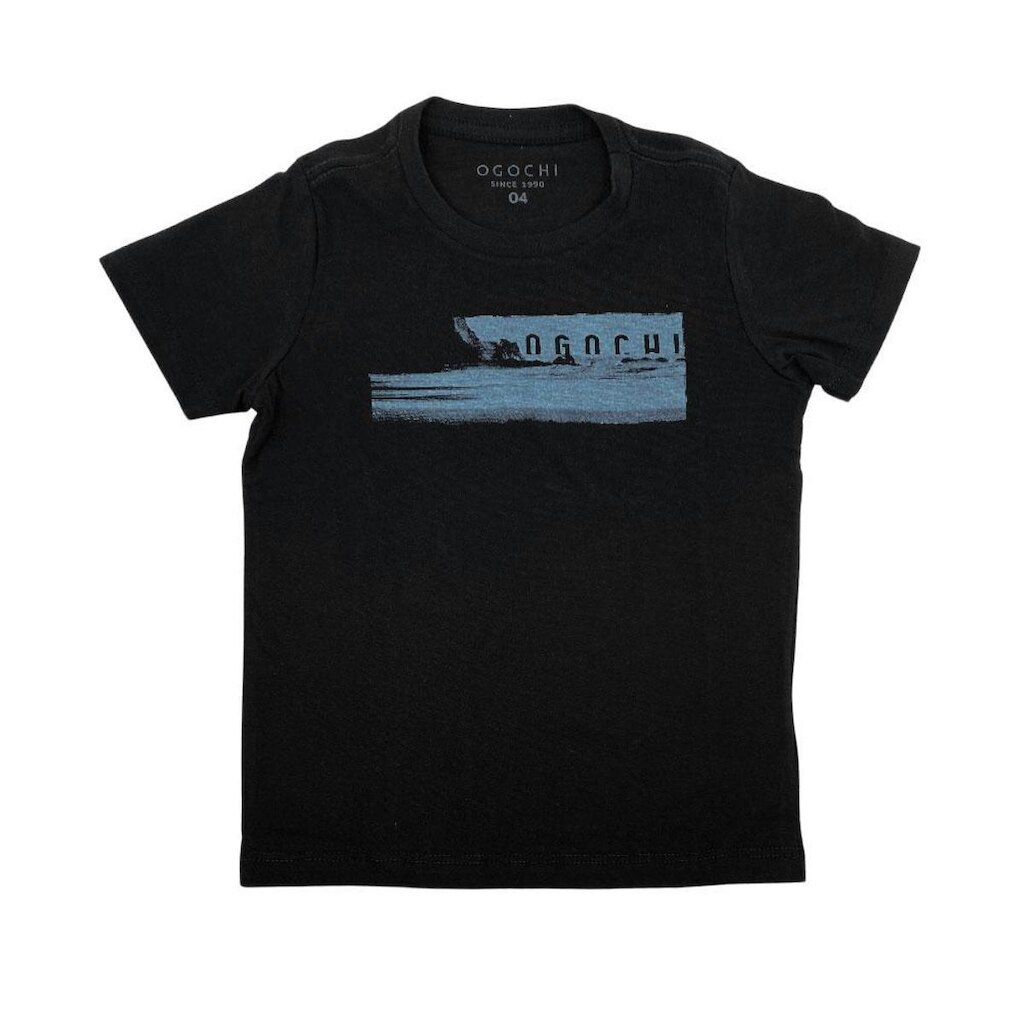 Camiseta Infantil Ogochi Concept Slim Preto