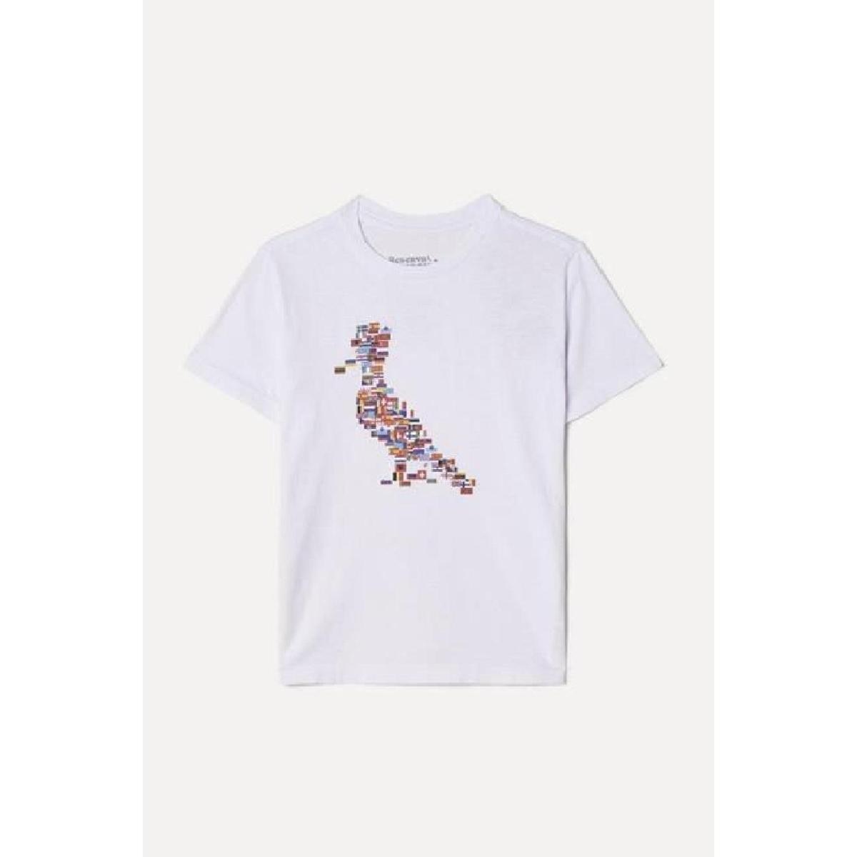 Camiseta Infantil Pica Pau Europa Reserva Mini Camiseta Infantil Pica Pau Europa Reserva Mini