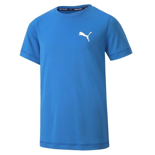 Camiseta Infantil Puma Active Manga Curta Masculina - Azul+Branco é ruim? Camiseta Infantil Puma Active Manga Curta Masculina - Azul+Branco é boa?