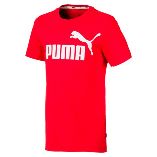 Camiseta Infantil Puma Ess Logo Manga Curta Masculina - Vermelho é ruim? Camiseta Infantil Puma Ess Logo Manga Curta Masculina - Vermelho é boa?