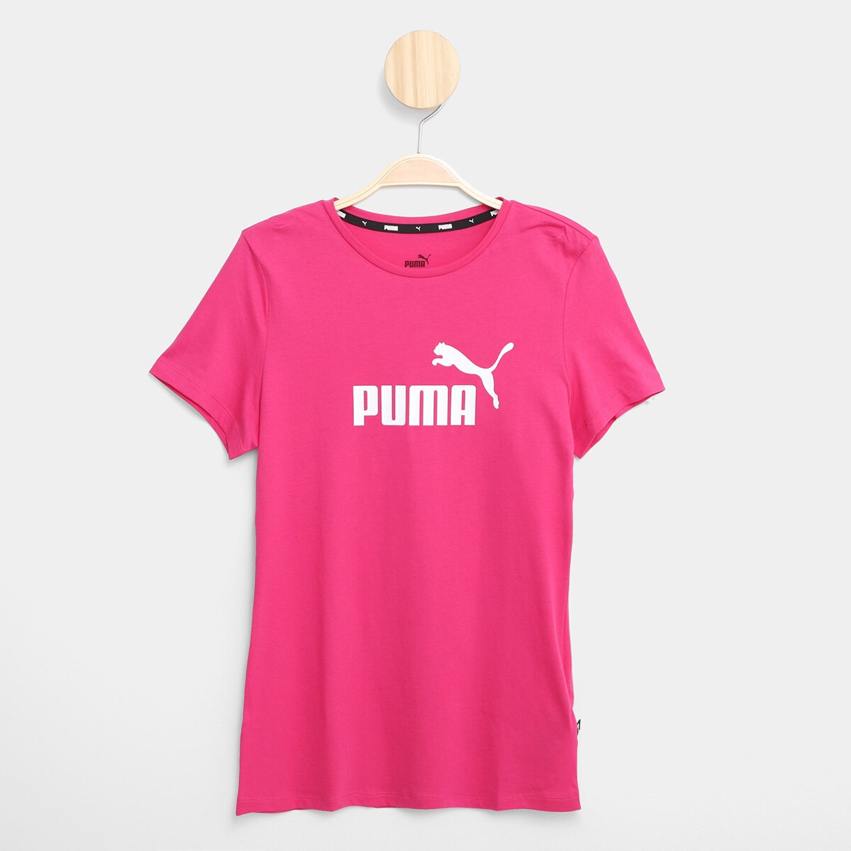 Camiseta Infantil Puma Essentials Logo Feminina Menor preço em Camiseta Infantil Puma Essentials Logo Feminina