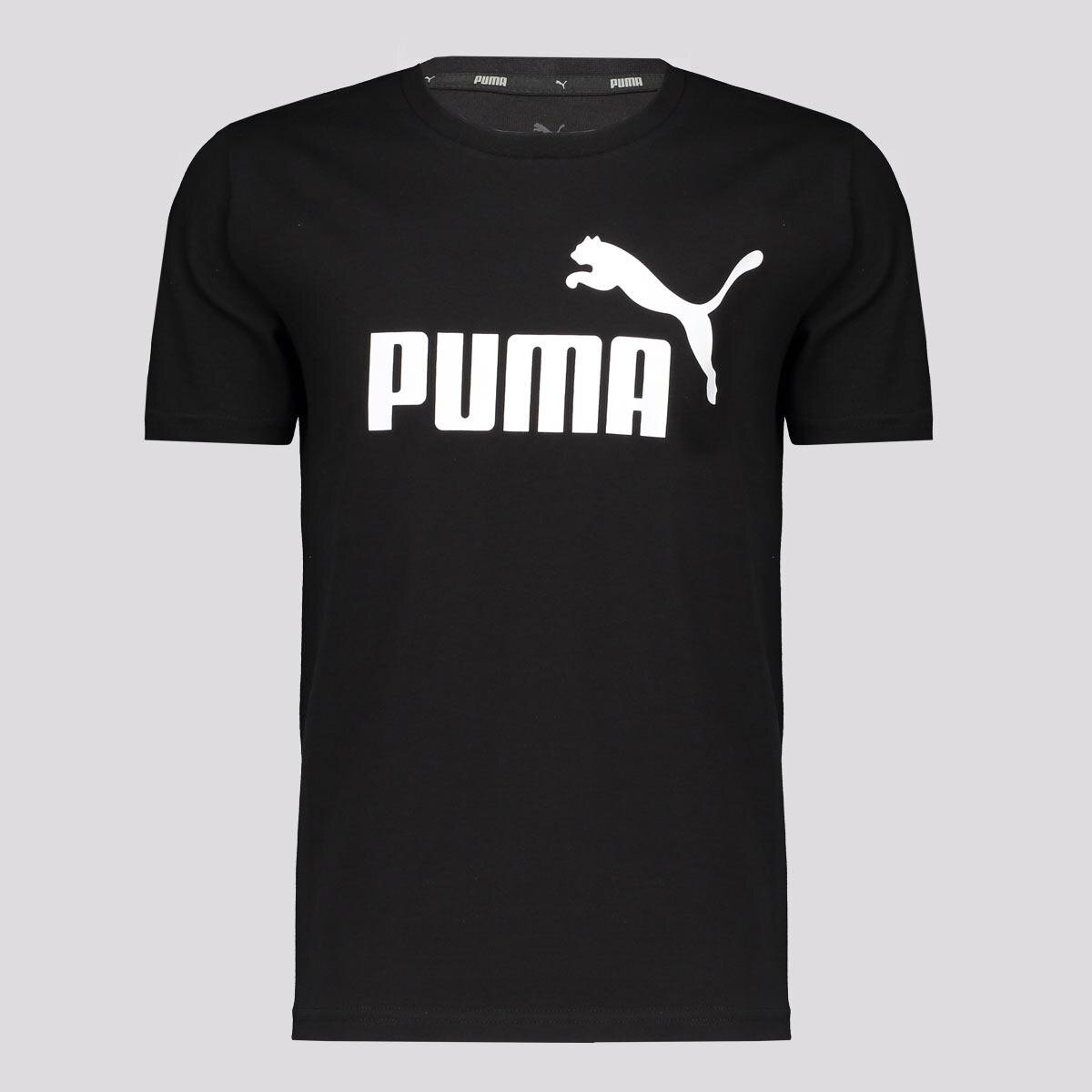 Camiseta Infantil Puma Essentials Logo Menino Menor preço em Camiseta Infantil Puma Essentials Logo Menino