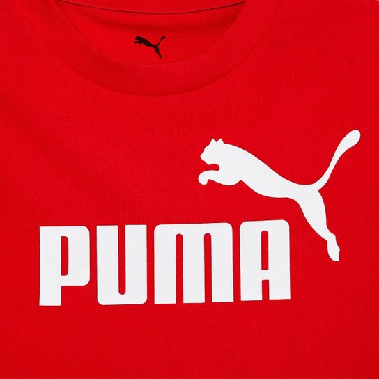 Camiseta Infantil Puma Logo Menino