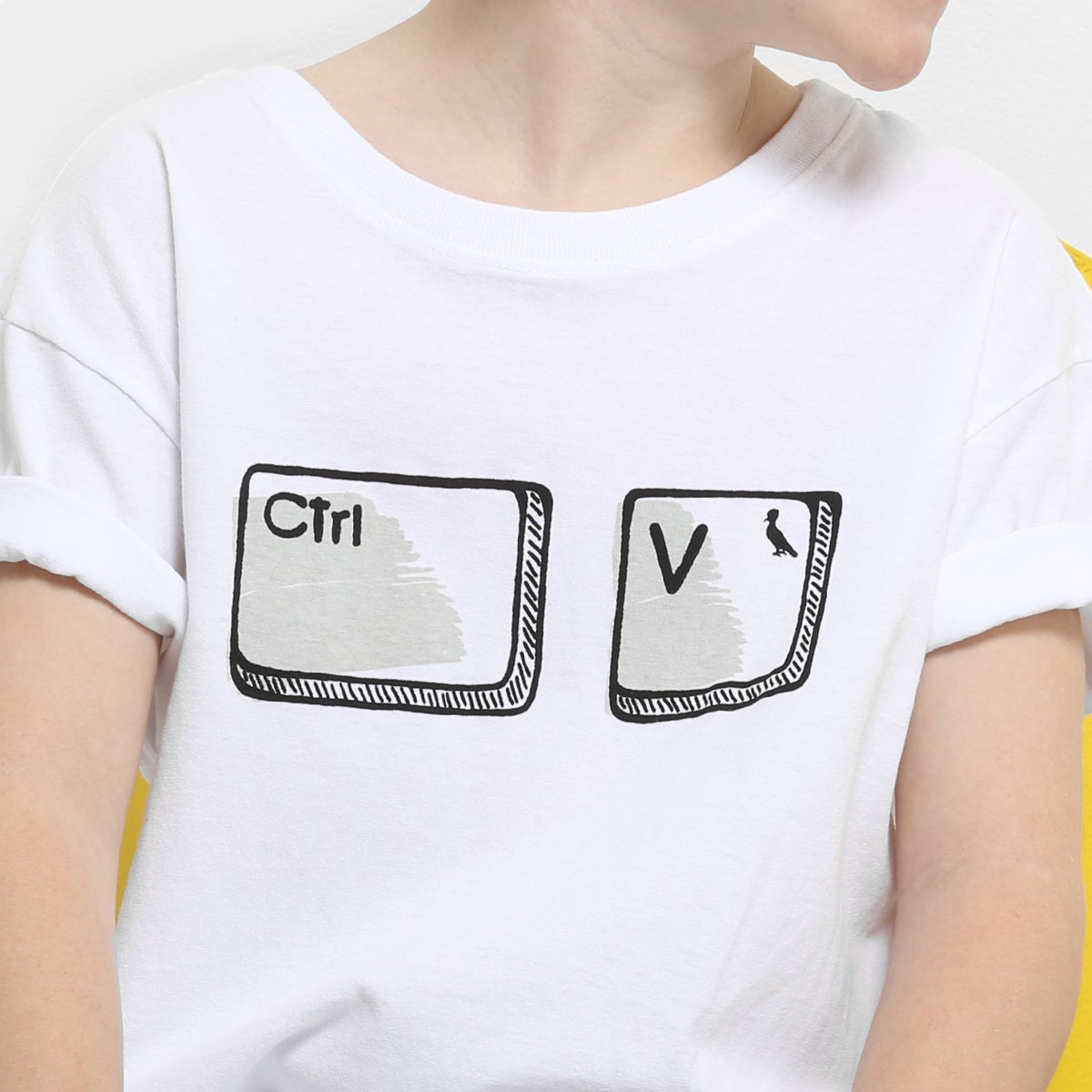 Camiseta Infantil Reserva Mini Pai e Filho CTRL V Masculina Netshoes