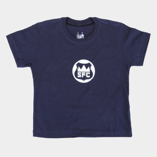 Camiseta Infantil Santos King - Marinho Menor preço em Camiseta Infantil Santos King - Marinho