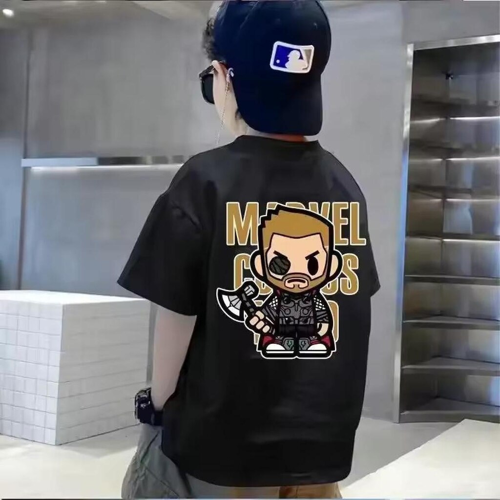Camiseta Infantil Thor Ragnarok Filme Marvel Comics