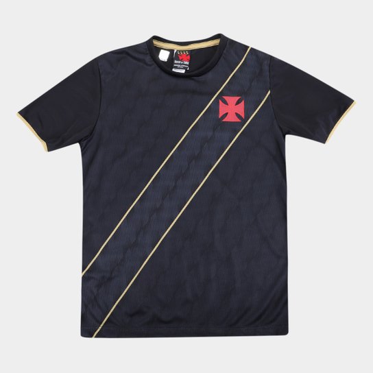 Camiseta Infantil Vasco Native - Preto Menor preço em Camiseta Infantil Vasco Native - Preto