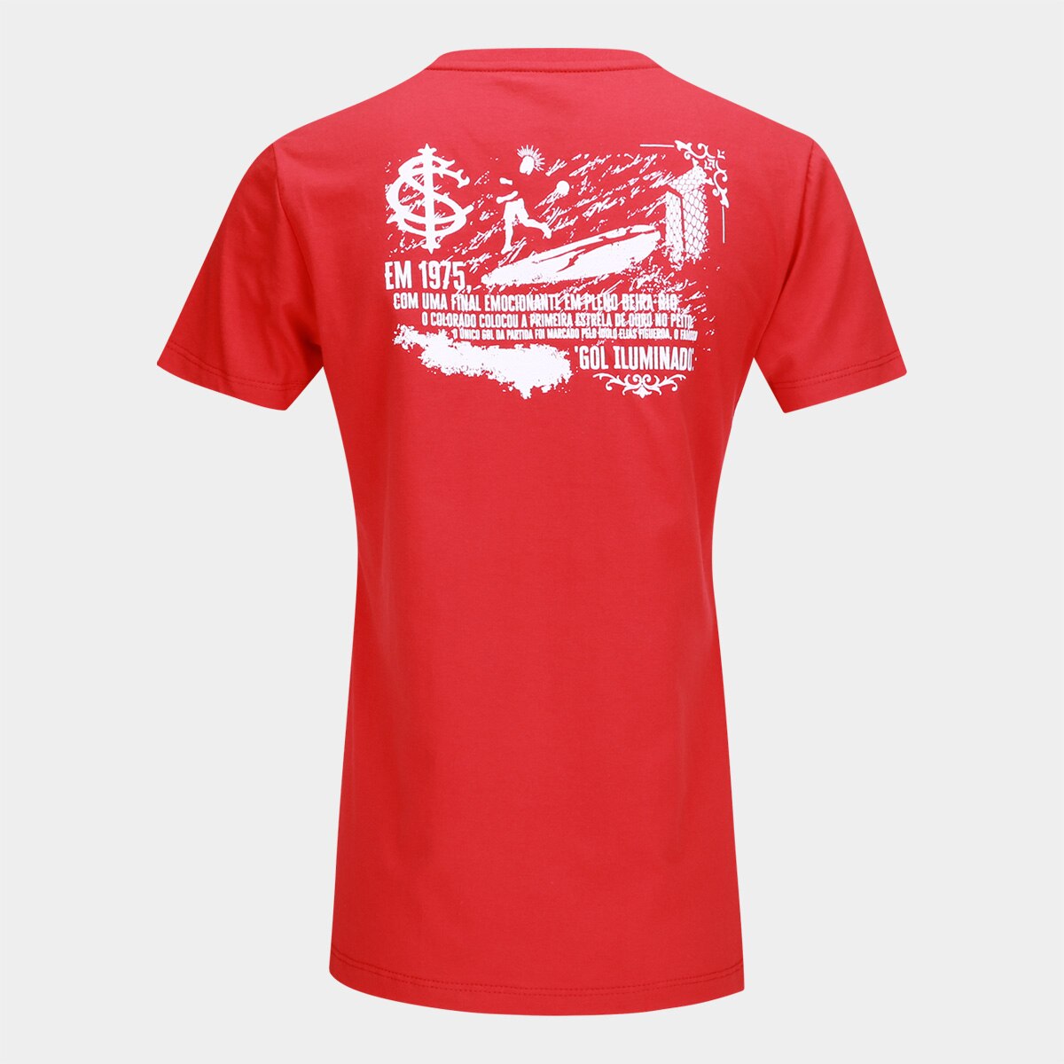 Camiseta Internacional 1975 O Gol Iluminado Retrômania Feminina - 1