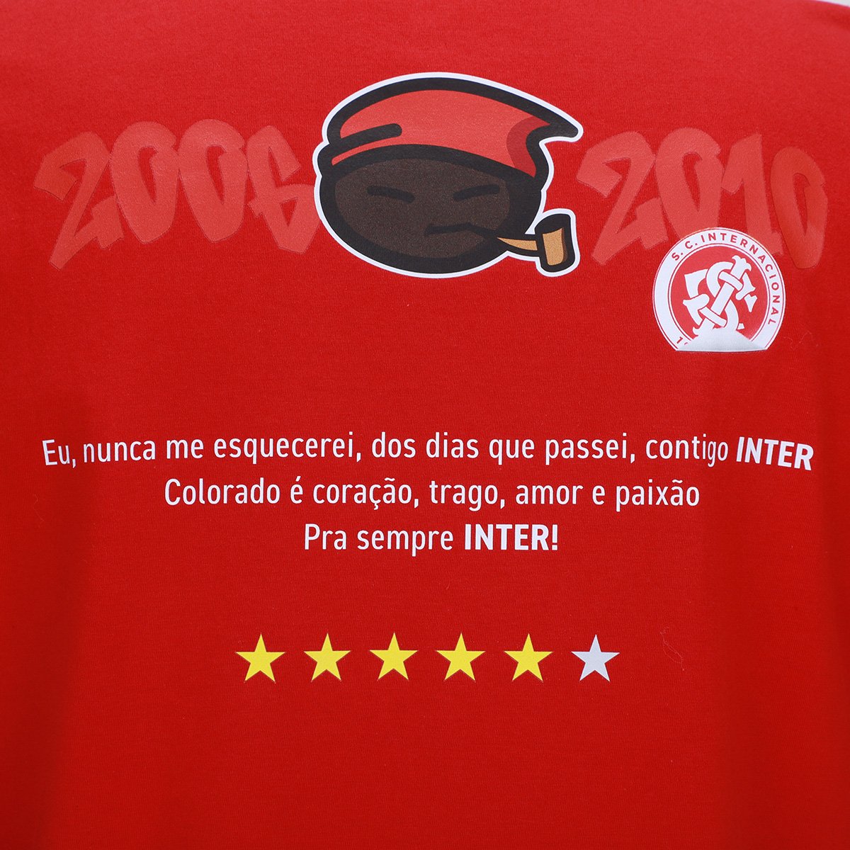 Camiseta Internacional 2006 - 2010 Masculina - 4