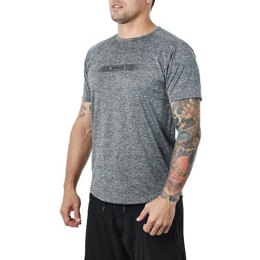 Camiseta Invictus Action Mescla Grafite