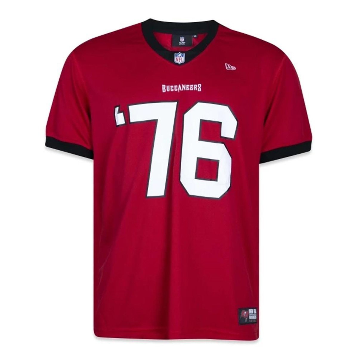 Camiseta Jersey NFL New Era Tampa Bay Buccaneers Core Masculina Menor preço em Camiseta Jersey NFL New Era Tampa Bay Buccaneers Core Masculina