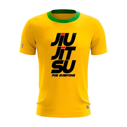 Camiseta Jiu Jitsu For everony Shap Life Treino Pesado - Amarelo Menor preço em Camiseta Jiu Jitsu For everony Shap Life Treino Pesado - Amarelo