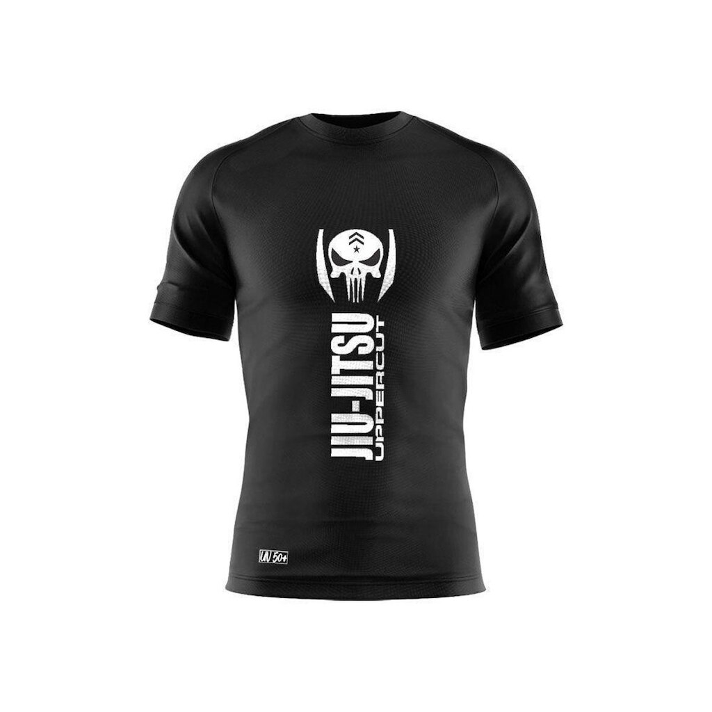 Camiseta Jiu Jitsu VTC Caveira War Dry Tech UV-50+ - Preta